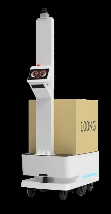 100kg 화물을 실은 자재 배송 로봇 DBOT30G